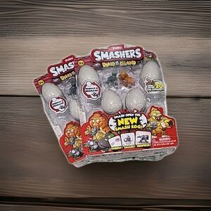 Zuru Smashers Dino Island Dinosaur Smash Eggs 8 Pack NEW -Two Box
